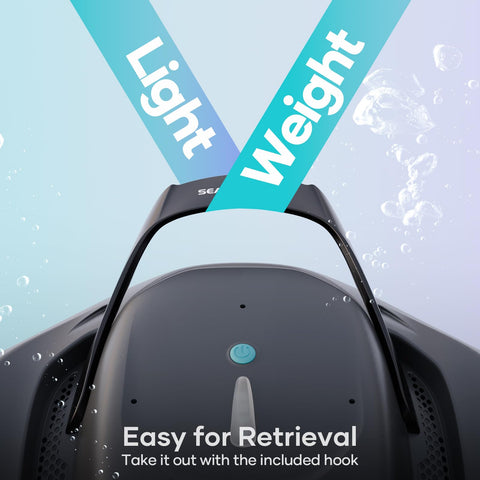 AIPER Seagull 800B Cordless Robotic Pool Vacuum, Self-Parking Technology, 90-Min Battery Life, Powerful Suction, LED Indicator, Ideal for Above-Ground Flat Pool up to 860 sq.ft.