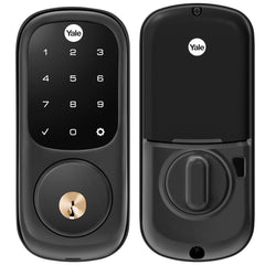 Yale Assure Lock with Z-Wave, Black Suede Smart Touchscreen Deadbolt Works with Ring Alarm, Samsung SmartThings, Wink (Hub Required, Sold Separately), YRD226-ZW2-BSP - Kurnia Retail