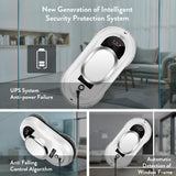 CHOVERY CL.1 Robot Glass Cleaner, Remote Control, Deep Cleaning, Intelligent Edge Detection System, Suitable for Windows, Tiles, Bathrooms (White)…