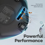AIPER Seagull 800B Cordless Robotic Pool Vacuum, Self-Parking Technology, 90-Min Battery Life, Powerful Suction, LED Indicator, Ideal for Above-Ground Flat Pool up to 860 sq.ft.