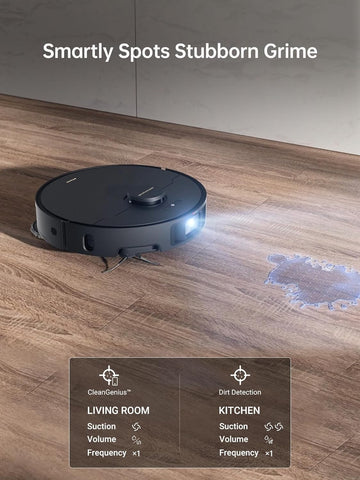 dreame X40 Ultra Robotic Vacuum with Removable & Liftable Mop, 12,000 Pa Suction, Side Brush Extensive Cleaning, 158°F Mop & Washboard Self Cleaning, Auto-Empty, Auto Refill, liftable Brushes