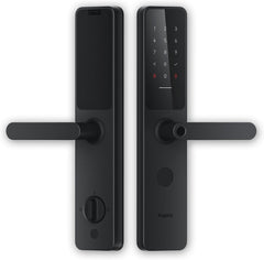 Aqara Smart Door Lock A100 Zigbee Global Version - 18 Month Battery Life - 9 Unlock Methods - Google Assistant & HomeKit Support - Numeric Keypad - Remote Control & Configure - Black - Kurnia Retail