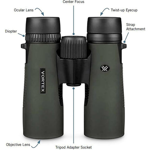 Vortex Optics Diamondback HD 15x56 Binoculars - HD Optical System