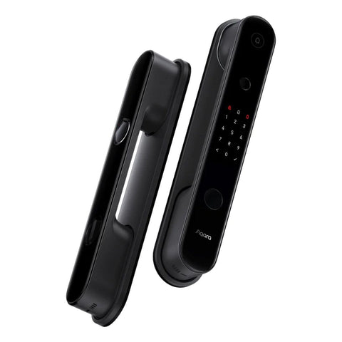 Aqara Smart Door Lock D100 ZNMS20LM Zigbee Global  version with HomeKit - Black, Black, 393.8 X 74.2 X 58.6 mm