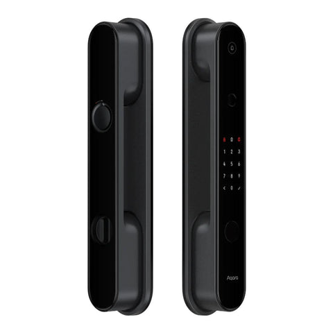 Aqara Smart Door Lock D100 ZNMS20LM Zigbee Global  version with HomeKit - Black, Black, 393.8 X 74.2 X 58.6 mm