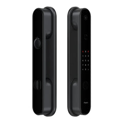 Aqara Smart Door Lock D100 ZNMS20LM Zigbee Edition with HomeKit - Black, Black, 393.8 X 74.2 X 58.6 mm - Kurnia Retail