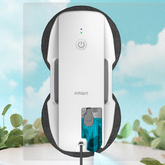 Fmart Window Cleaning Robot Automatic Window Cleaning Robot with Ultrasonic Spray and Control via Remote Control for Indoor Outdoor High-rise Window Ceilings - Kurnia Retail
